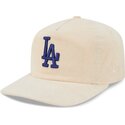 siltovka-zaoblena-bezova-nastavitelny-19twenty-precurved-corduroy-pastel-los-angeles-dodgers-mlb-new-era
