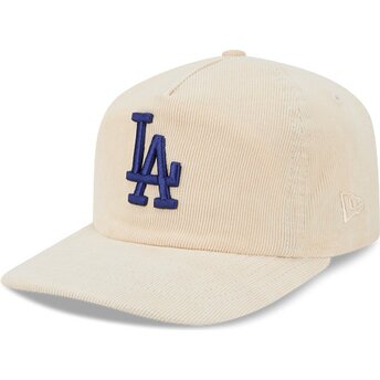Šiltovka zaoblená béžová nastaviteľný 19TWENTY Precurved Corduroy Pastel Los Angeles Dodgers MLB New Era