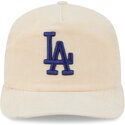 siltovka-zaoblena-bezova-nastavitelny-19twenty-precurved-corduroy-pastel-los-angeles-dodgers-mlb-new-era