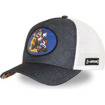 Šiltovka zaoblená tmavomodrá snapback SMK4 MAR Bros. Mario Super Mario Bros. Capslab