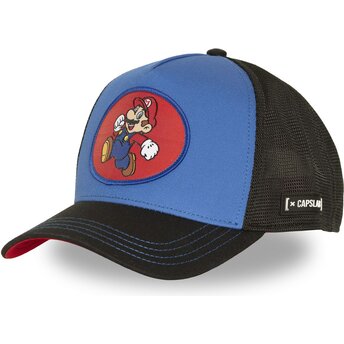 Šiltovka zaoblená modrá snapback SMB3 MAR Bros. Mario Super Mario Bros. Capslab
