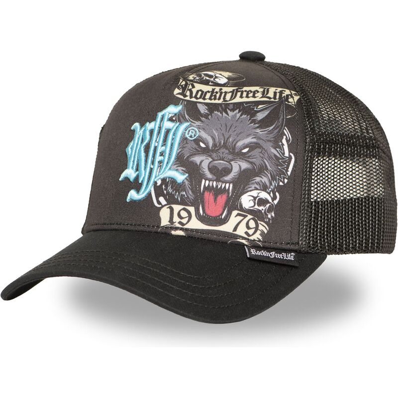 siltovka-zaoblena-cierna-snapback-n266-chained-wolf-rocknfreelife