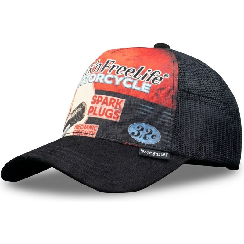 siltovka-zaoblena-cierna-snapback-n240-spark-plugs-rocknfreelife