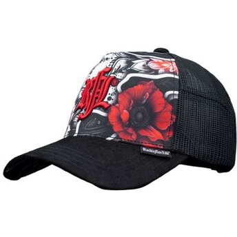 Šiltovka zaoblená čierna snapback Nº237 Flower Rock’nFreeLife