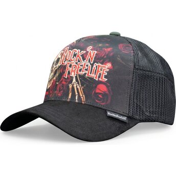 Šiltovka zaoblená čierna snapback N°247 Loose Control Rock’nFreeLife