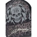 siltovka-zaoblena-cierna-snapback-13-skull-ed-hardy