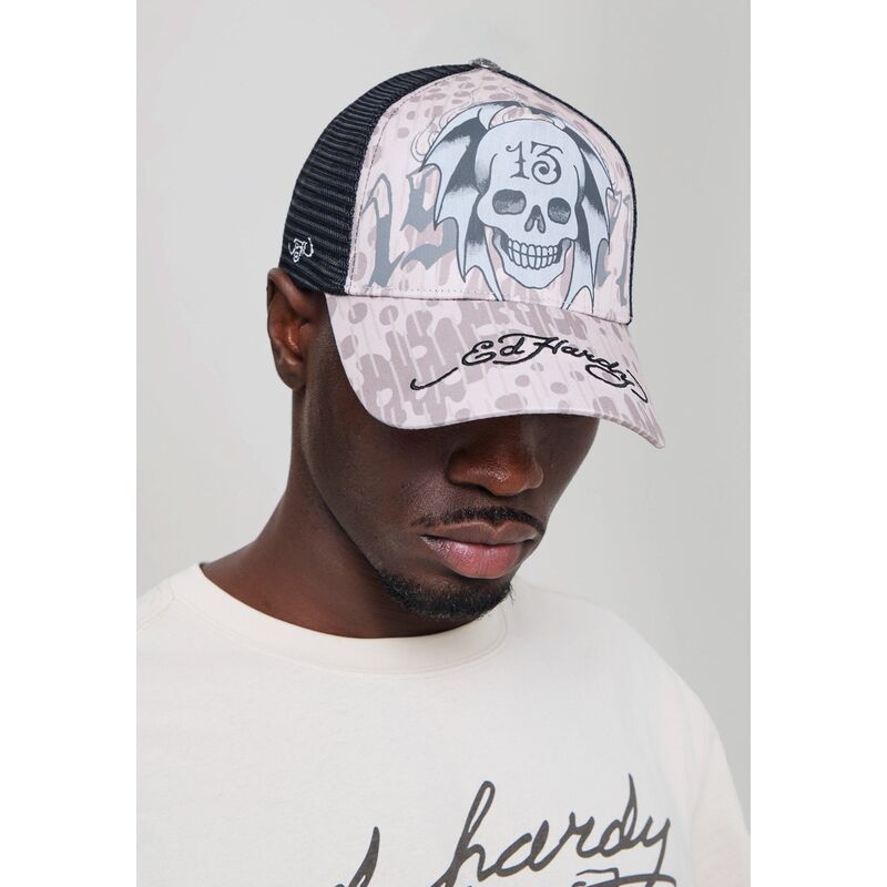 siltovka-zaoblena-siva-snapback-13-skull-ed-hardy