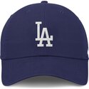 siltovka-zaoblena-modra-nastavitelny-club-unstructured-organic-cotton-los-angeles-dodgers-mlb-nike