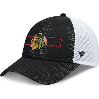 Šiltovka zaoblená čierna snapback Structured Meshback Chicago Blackhawks NHL Fanatics