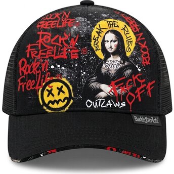 Šiltovka zaoblená čierna snapback N°288 Rock’nFreeLife
