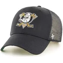 siltovka-zaoblena-cierna-snapback-fronal-anaheim-ducks-nhl-47-brand