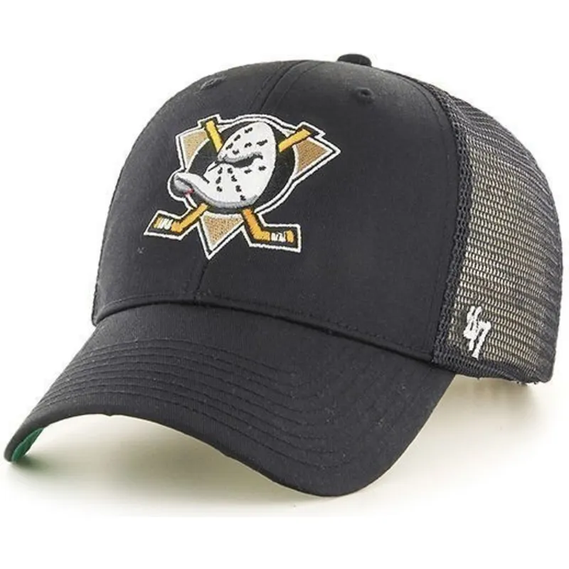 siltovka-zaoblena-cierna-snapback-fronal-anaheim-ducks-nhl-47-brand
