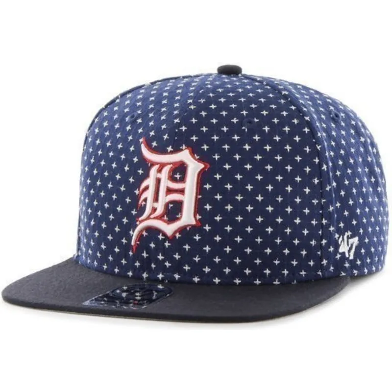 siltovka-rovna-tmavomodra-snapback-estampado-cruces-detroit-tigers-mlb-47-brand