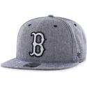 siltovka-rovna-tmavomodra-snapback-tejido-vaquero-boston-red-sox-mlb-47-brand