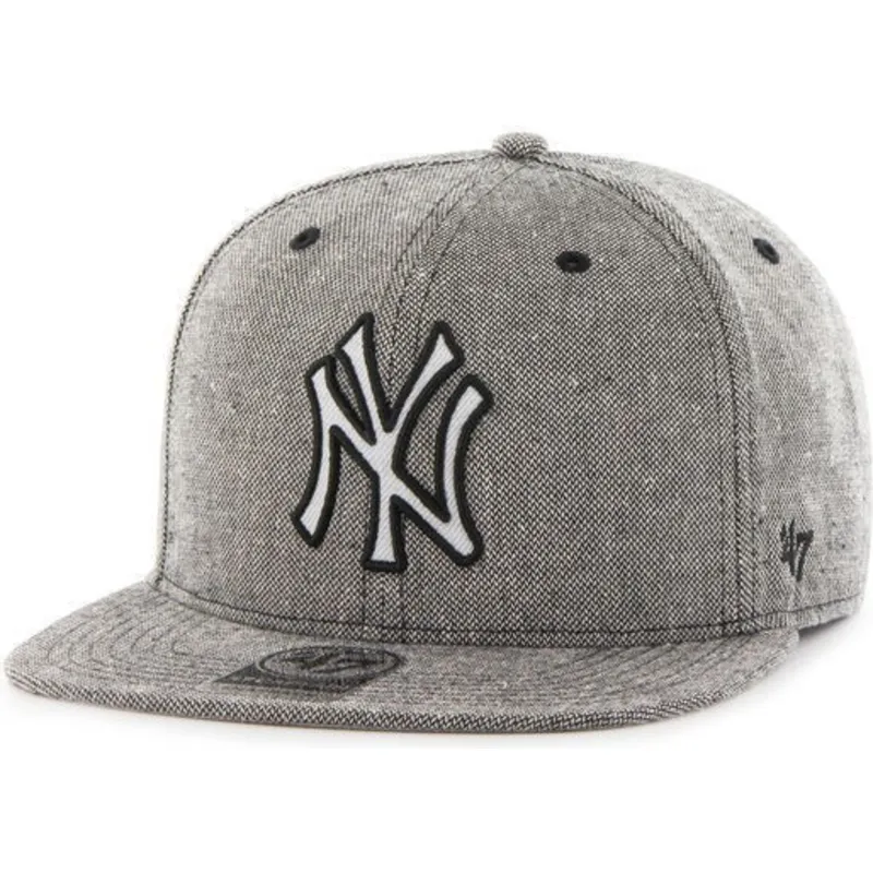 siltovka-rovna-cierna-snapback-tejido-vaquero-new-york-yankees-mlb-47-brand siltovka-rovna-cierna-snapback-tejido-vaquero-new-york-yankees-mlb-47-brand