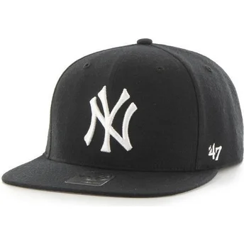 Šiltovka rovná čierna snapback New York Yankees MLB 47 Brand