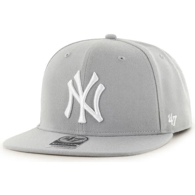 siltovka-rovna-siva-snapback-tejido-vaquero-new-york-yankees-mlb-47-brand