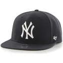 siltovka-rovna-tmavomodra-snapback-new-york-yankees-mlb-47-brand