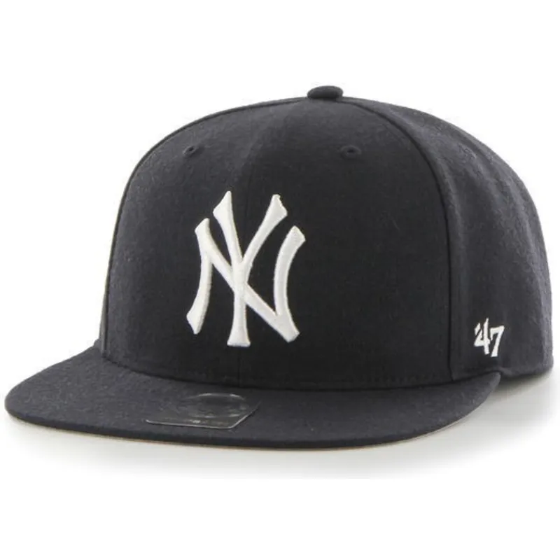 siltovka-rovna-tmavomodra-snapback-new-york-yankees-mlb-47-brand