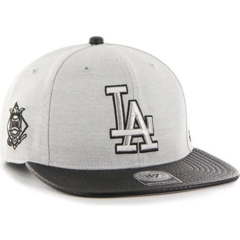siltovka-rovna-siva-snapback-lateral-los-angeles-dodgers-mlb-47-brand