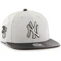 siltovka-rovna-siva-snapback-lateral-new-york-yankees-mlb-47-brand