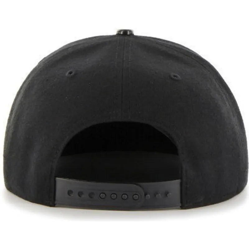 siltovka-rovna-cierna-snapback-brillante-los-angeles-dodgers-mlb-47-brand