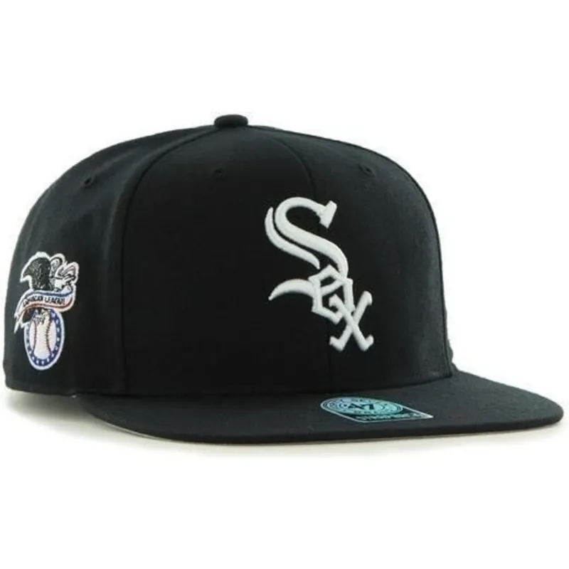 siltovka-rovna-cierna-snapback-lateral-chicago-white-sox-mlb-47-brand