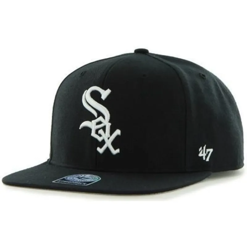 siltovka-rovna-cierna-snapback-lateral-chicago-white-sox-mlb-47-brand