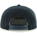 dunkelblaue-snapback-kappe-mit-flachem-schirm-und-seitlichem-mlb-cleveland-indians-logo-von-47-brand