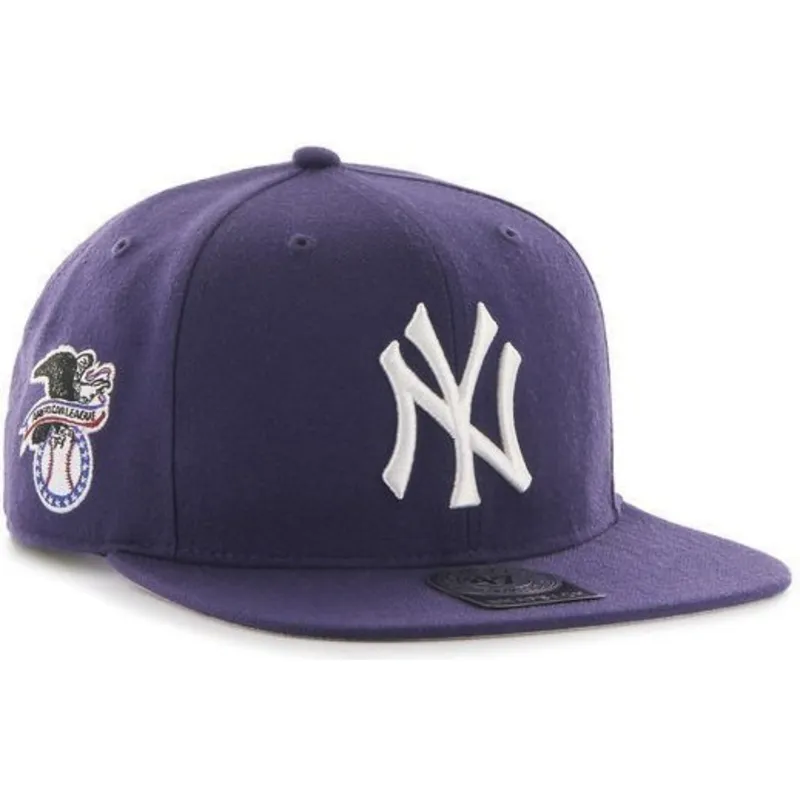 cap-rovna-violet-snapback-lisa-lateral-new-york-yankees-mlb-47-brand cap-rovna-violet-snapback-lisa-lateral-new-york-yankees-mlb-47-brand