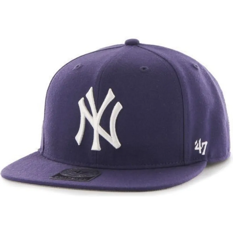 siltovky-rovna-fialova-snapback-lisa-lateral-new-york-yankees-mlb-47-brand