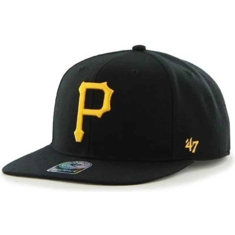 siltovka-rovna-cierna-snapback-lateral-pittsburgh-pirates-mlb-47-brand