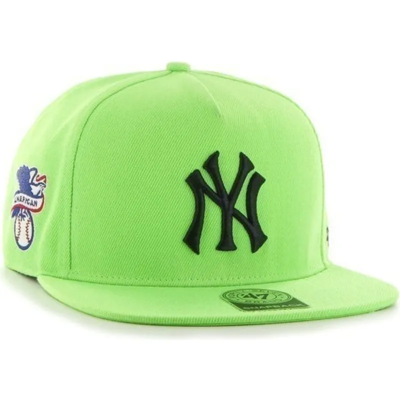 siltovka-rovna-zelena-snapback-new-york-yankees-mlb-47-brand