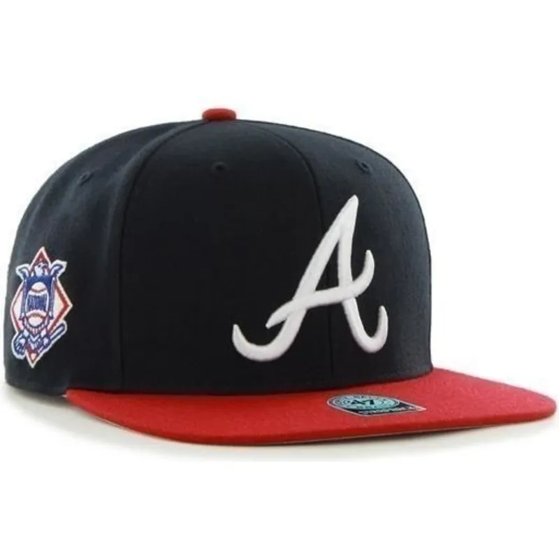 siltovka-rovna-tmavomodra-snapback-atlanta-braves-mlb-47-brand