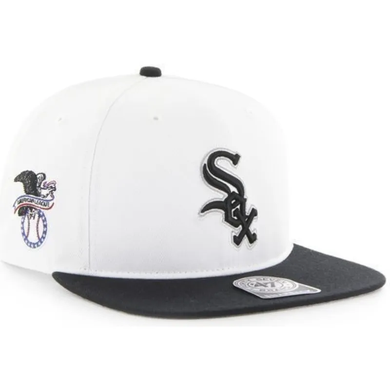 siltovka-rovna-biely-snapback-lateral-chicago-white-sox-mlb-47-brand siltovka-rovna-biely-snapback-lateral-chicago-white-sox-mlb-47-brand