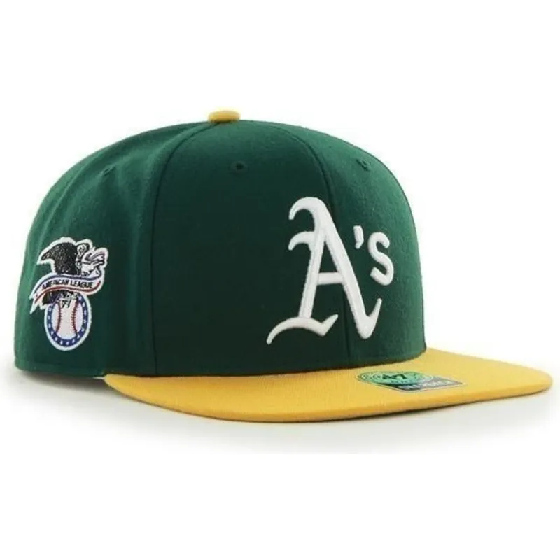 cap-rovna-green-snapback-lisa-lateral-oakland-athletics-mlb-47-brand