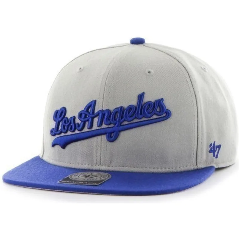 siltovka-rovna-siva-snapback-lateral-los-angeles-dodgers-mlb-47-brand