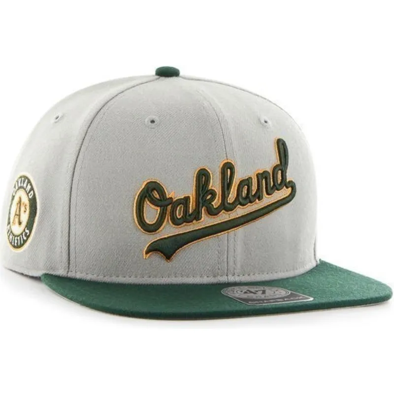 siltovka-rovna-siva-snapback-lateral-oakland-athletics-mlb-47-brand