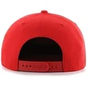 rote-flache-snapback-kappe-mit-grossem-frontlogo-des-liverpool-football-clubs-von-47-brand