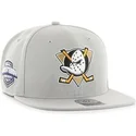 siltovka-rovna-siva-snapback-anaheim-ducks-nhl-47-brand