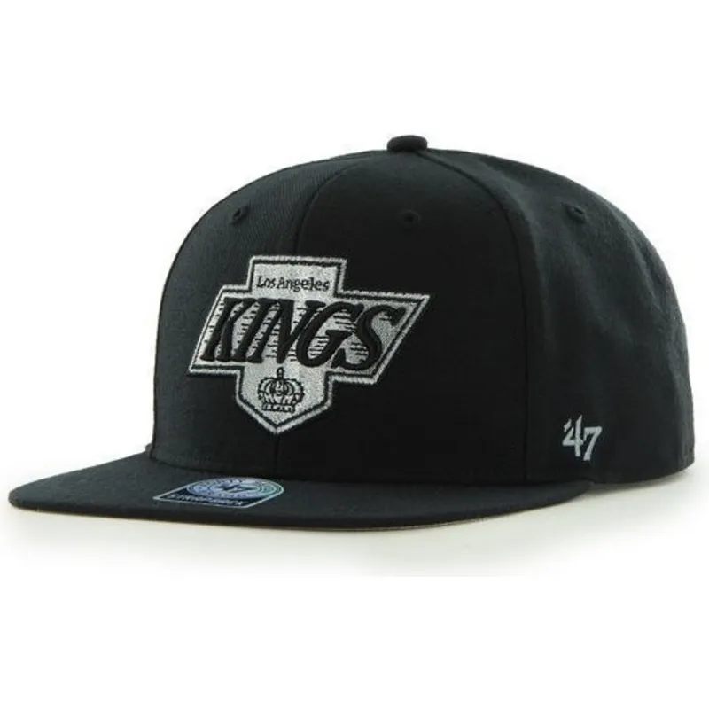 siltovky-rovna-cierna-snapback-lisa-los-angeles-kings-nhl-47-brand