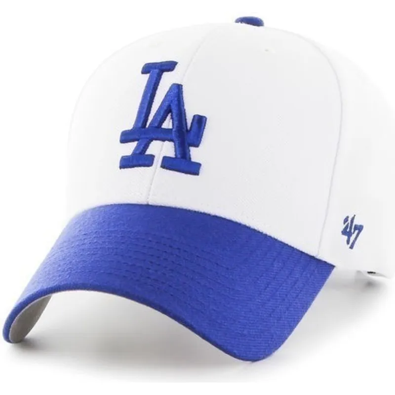 siltovka-zaoblena-biely-nastavitelny-los-angeles-dodgers-mlb-47-brand