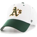 siltovka-zaoblena-biely-nastavitelny-oakland-athletics-mlb-47-brand