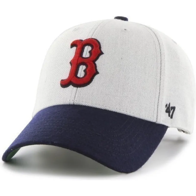siltovka-zaoblena-siva-nastavitelny-boston-red-sox-mlb-47-brand