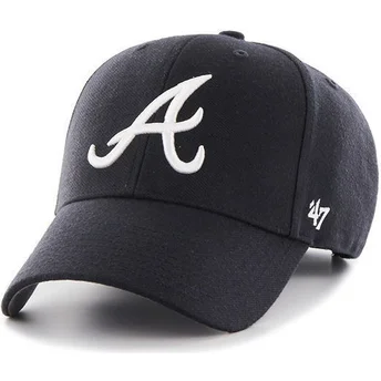 siltovka-zaoblena-tmavomodra-nastavitelny-atlanta-braves-mlb-47-brand