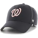 marineblaue-curved-visor-cap-unifarben-von-mlb-washington-nationals-von-47-brand