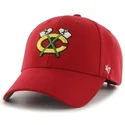 siltovka-zaoblena-cervena-nastavitelny-chicago-blackhawks-nhl-47-brand