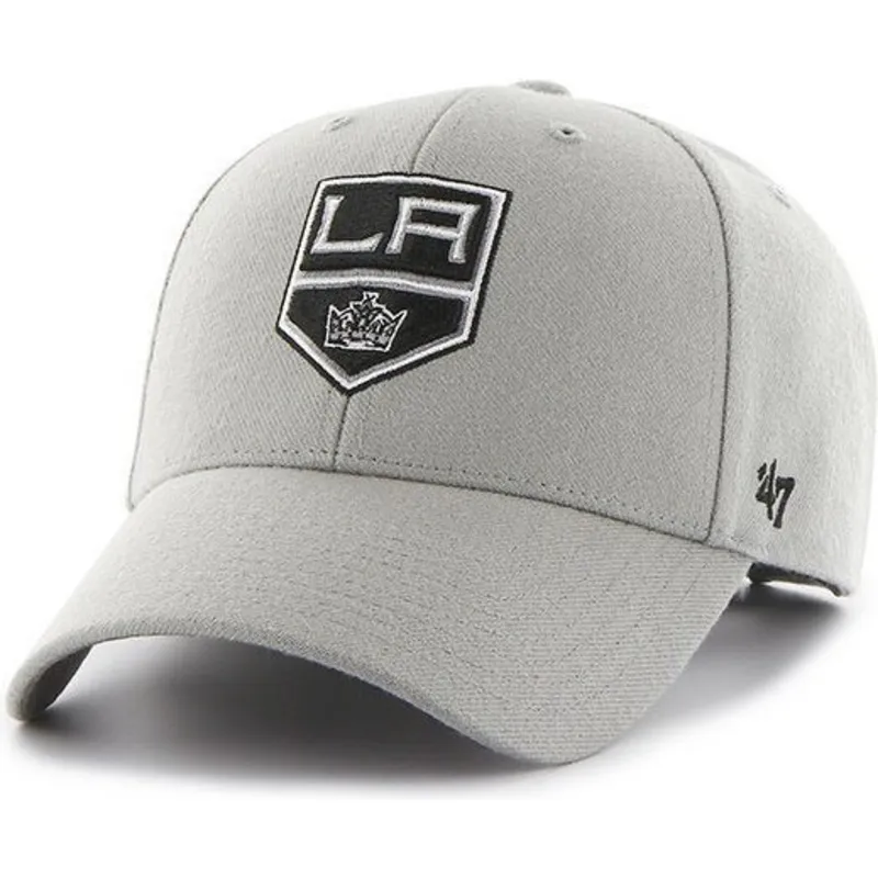 siltovka-zaoblena-siva-nastavitelny-los-angeles-kings-nhl-47-brand