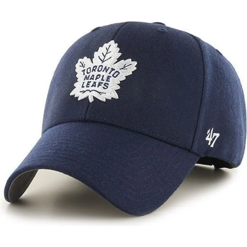 cap-zaoblena-navy-blue-adjustable-strap-toronto-maple-leafs-nhl-47-brand