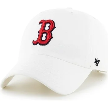 cap-zaoblena-white-adjustable-strap-frontal-boston-red-sox-mlb-47-brand